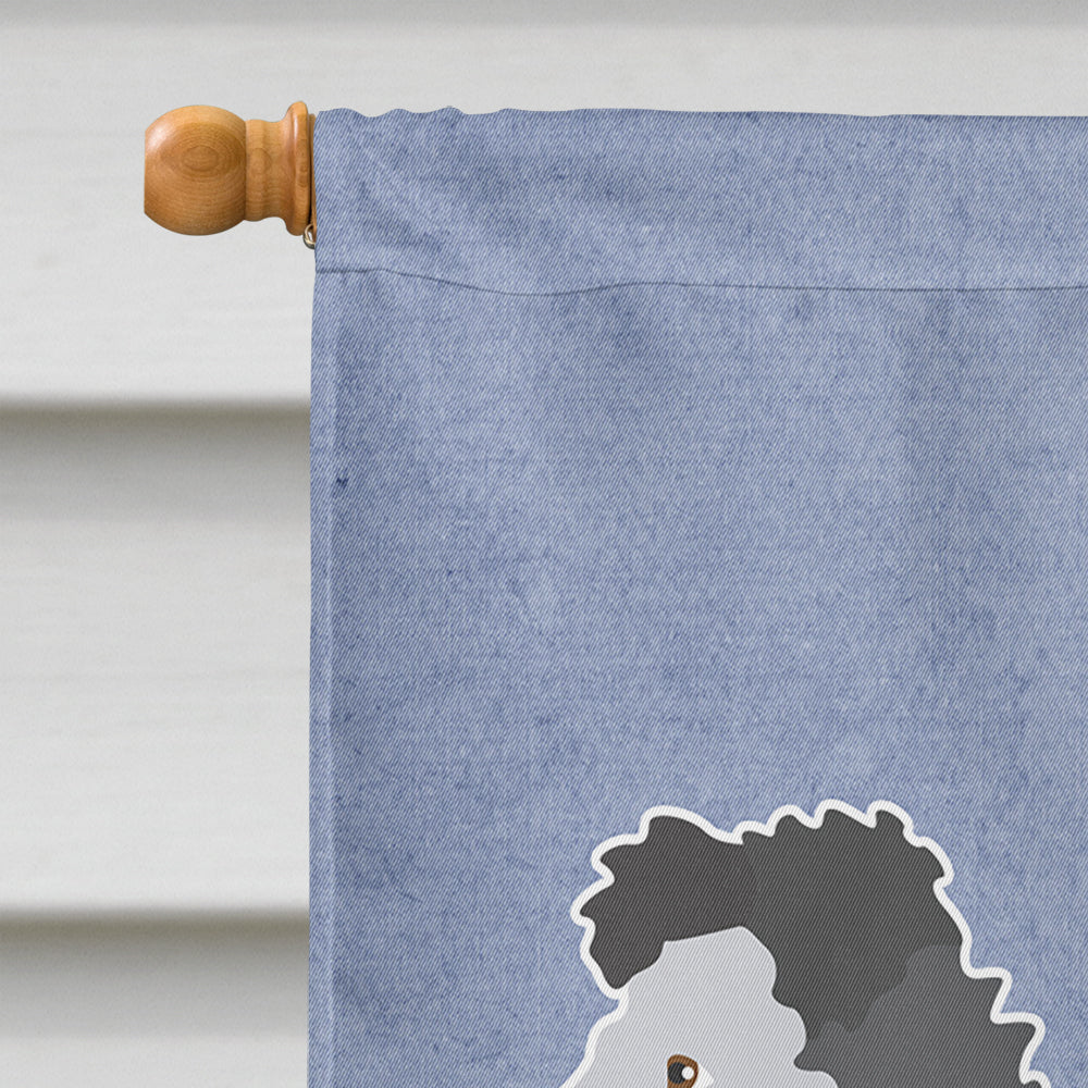 Pumi Welcome House Flag 28x40 Porch Sleeve Pole Decorative Outside Yard Banner Artwork Wall Hanging, Polyester