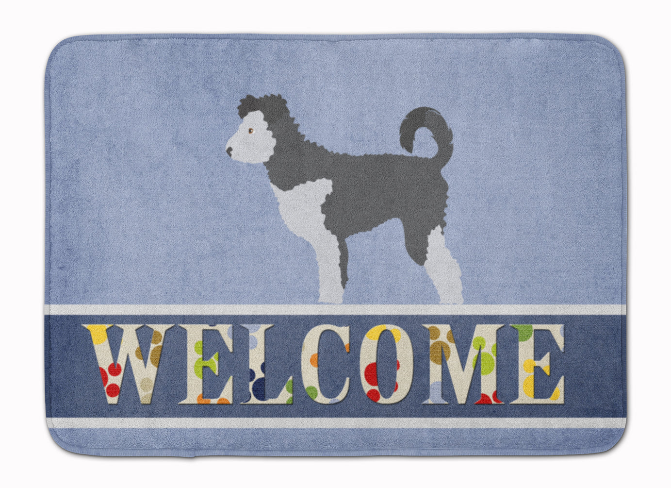 Pumi Welcome Memory Foam Kitchen Mat Machine Washable Anti-Fatigue Cushion Comfort Bath or Kitchen Rug