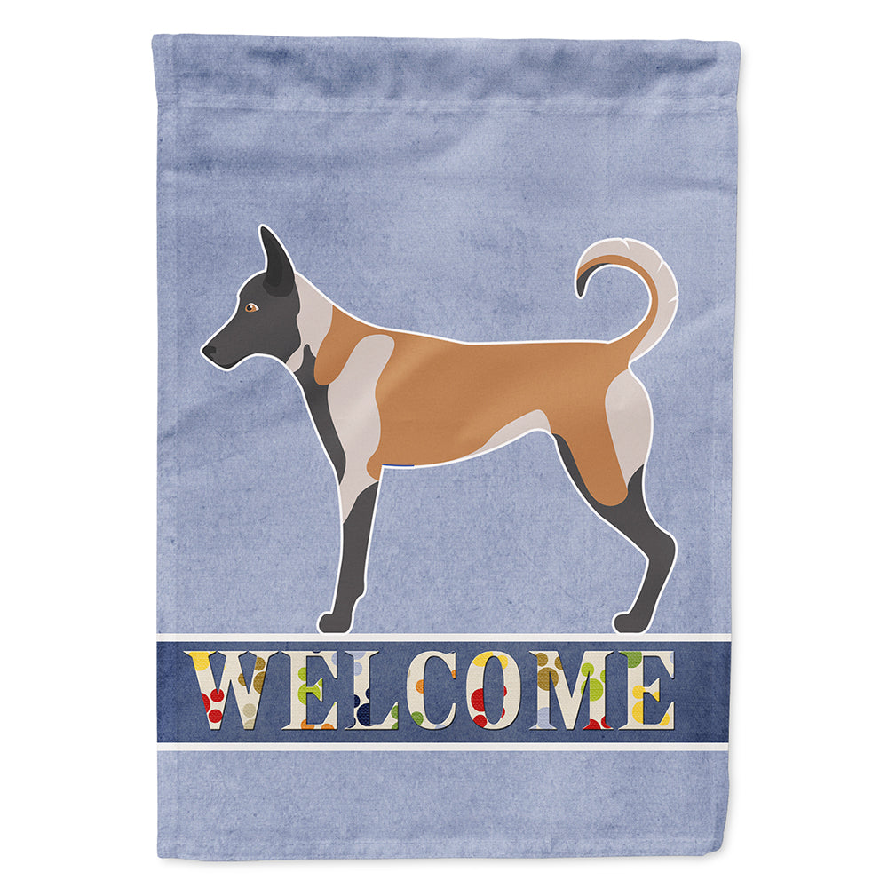 Belgian Malinois Welcome House Flag 28x40 Porch Sleeve Pole Decorative Outside Yard Banner Artwork Wall Hanging, Polyester