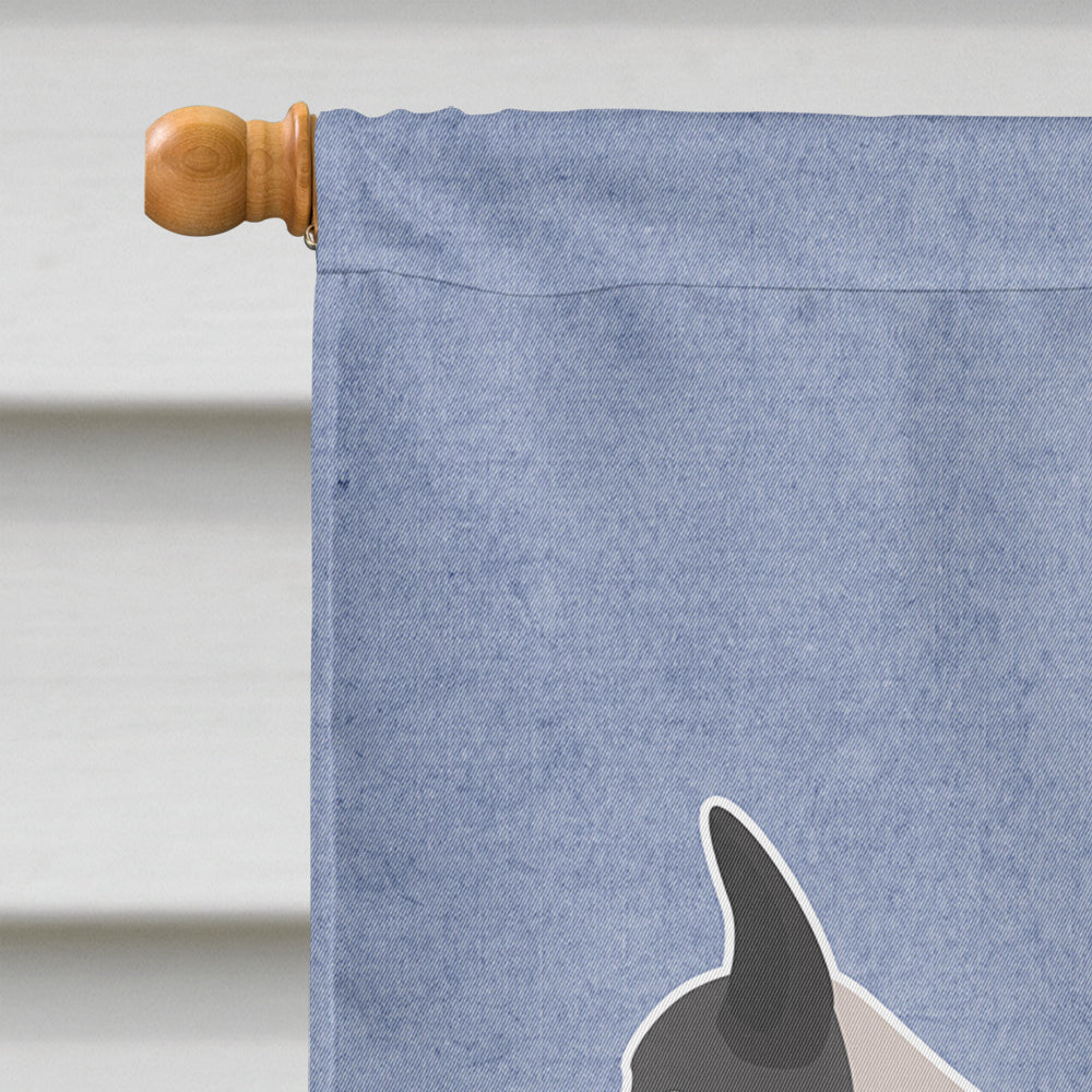 Belgian Malinois Welcome House Flag 28x40 Porch Sleeve Pole Decorative Outside Yard Banner Artwork Wall Hanging, Polyester