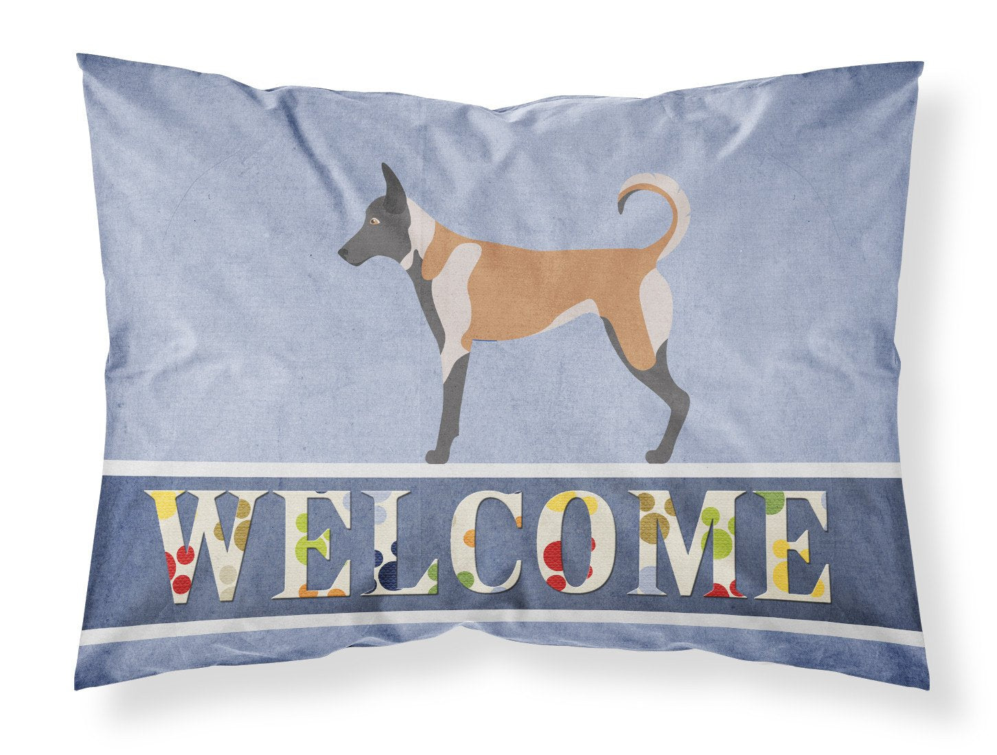 Belgian Malinois Welcome Standard Pillowcase Lightweight Super Soft Easy Care Decorative Artwork Pillowcase, Standard