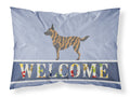 Dutch Shepherd Welcome Standard Pillowcase Lightweight Super Soft Easy Care Decorative Artwork Pillowcase, Standard