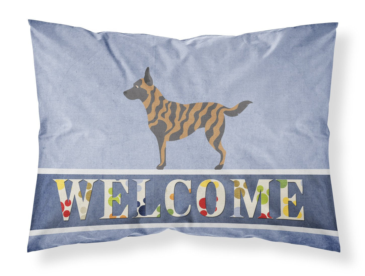 Dutch Shepherd Welcome Standard Pillowcase Lightweight Super Soft Easy Care Decorative Artwork Pillowcase, Standard