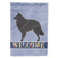 Groenendael Belgian Shepherd House Flag 28x40 Porch Sleeve Pole Decorative Outside Yard Banner Artwork Wall Hanging, Polyester