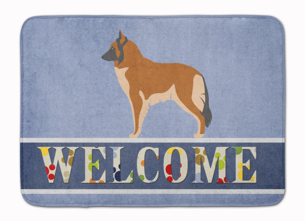 Belgian Tervuren Welcome Memory Foam Kitchen Mat Machine Washable Anti-Fatigue Cushion Comfort Bath or Kitchen Rug