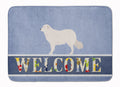 Kuvasz Welcome Memory Foam Kitchen Mat Machine Washable Anti-Fatigue Cushion Comfort Bath or Kitchen Rug