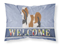 Biewer Terrier Welcome Standard Pillowcase Lightweight Super Soft Easy Care Decorative Artwork Pillowcase, Standard