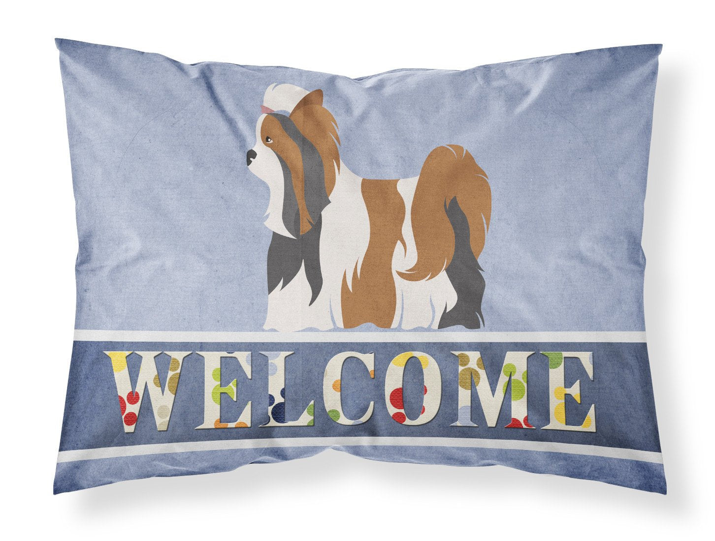 Biewer Terrier Welcome Standard Pillowcase Lightweight Super Soft Easy Care Decorative Artwork Pillowcase, Standard