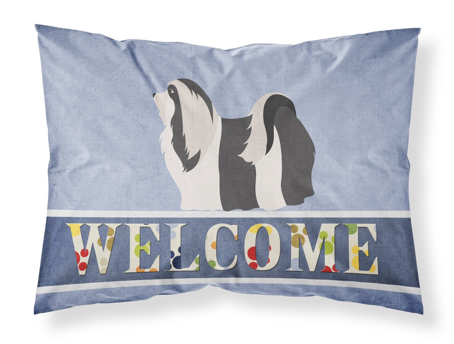Havanese Welcome Standard Pillowcase Lightweight Super Soft Easy Care Decorative Artwork Pillowcase, Standard