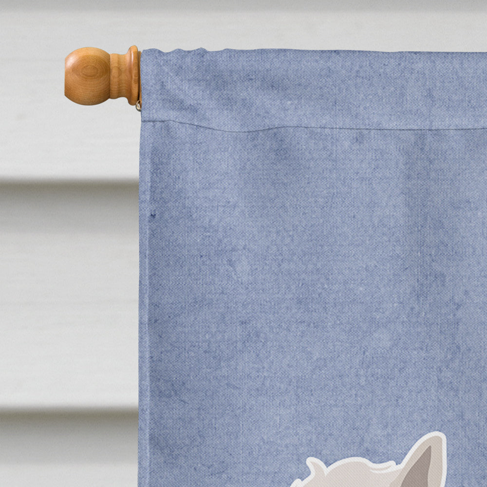 Westie Welcome House Flag 28x40 Porch Sleeve Pole Decorative Outside Yard Banner Artwork Wall Hanging, Polyester