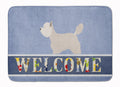 Westie Welcome Memory Foam Kitchen Mat Machine Washable Anti-Fatigue Cushion Comfort Bath or Kitchen Rug