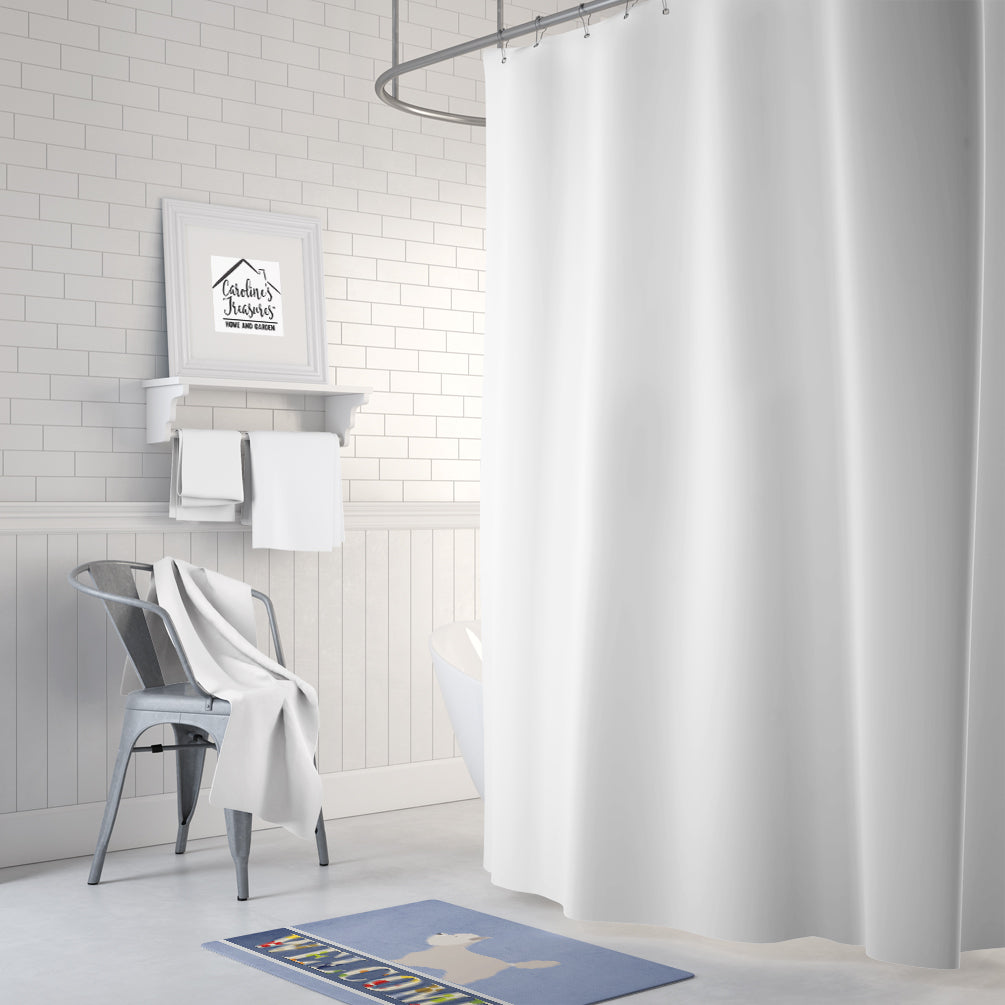 Westie Welcome Memory Foam Kitchen Mat Machine Washable Anti-Fatigue Cushion Comfort Bath or Kitchen Rug
