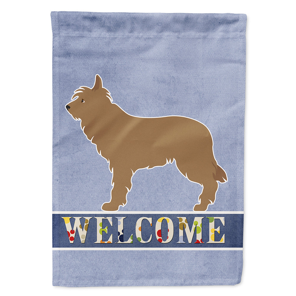 Berger Picard Welcome House Flag 28x40 Porch Sleeve Pole Decorative Outside Yard Banner Artwork Wall Hanging, Polyester