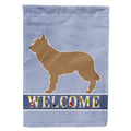Berger Picard Welcome House Flag 28x40 Porch Sleeve Pole Decorative Outside Yard Banner Artwork Wall Hanging, Polyester