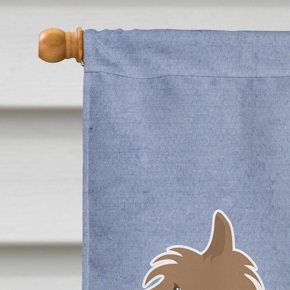 Berger Picard Welcome House Flag 28x40 Porch Sleeve Pole Decorative Outside Yard Banner Artwork Wall Hanging, Polyester