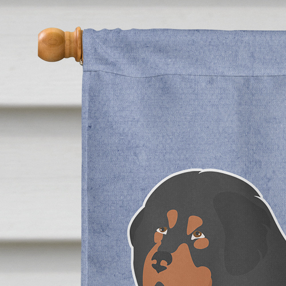 Tibetan Mastiff Welcome House Flag 28x40 Porch Sleeve Pole Decorative Outside Yard Banner Artwork Wall Hanging, Polyester