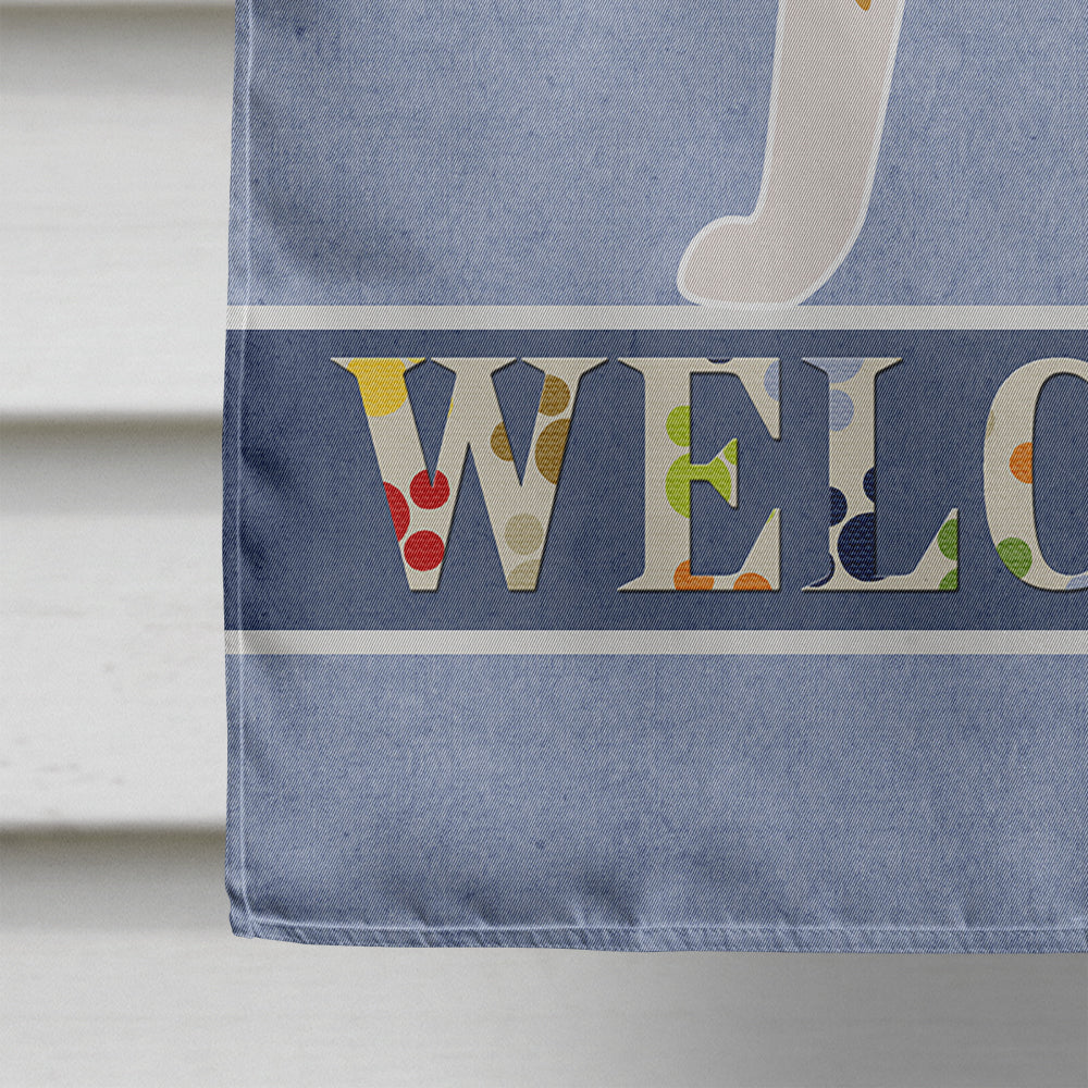 Belgium Mastiff Welcome House Flag 28x40 Porch Sleeve Pole Decorative Outside Yard Banner Artwork Wall Hanging, Polyester