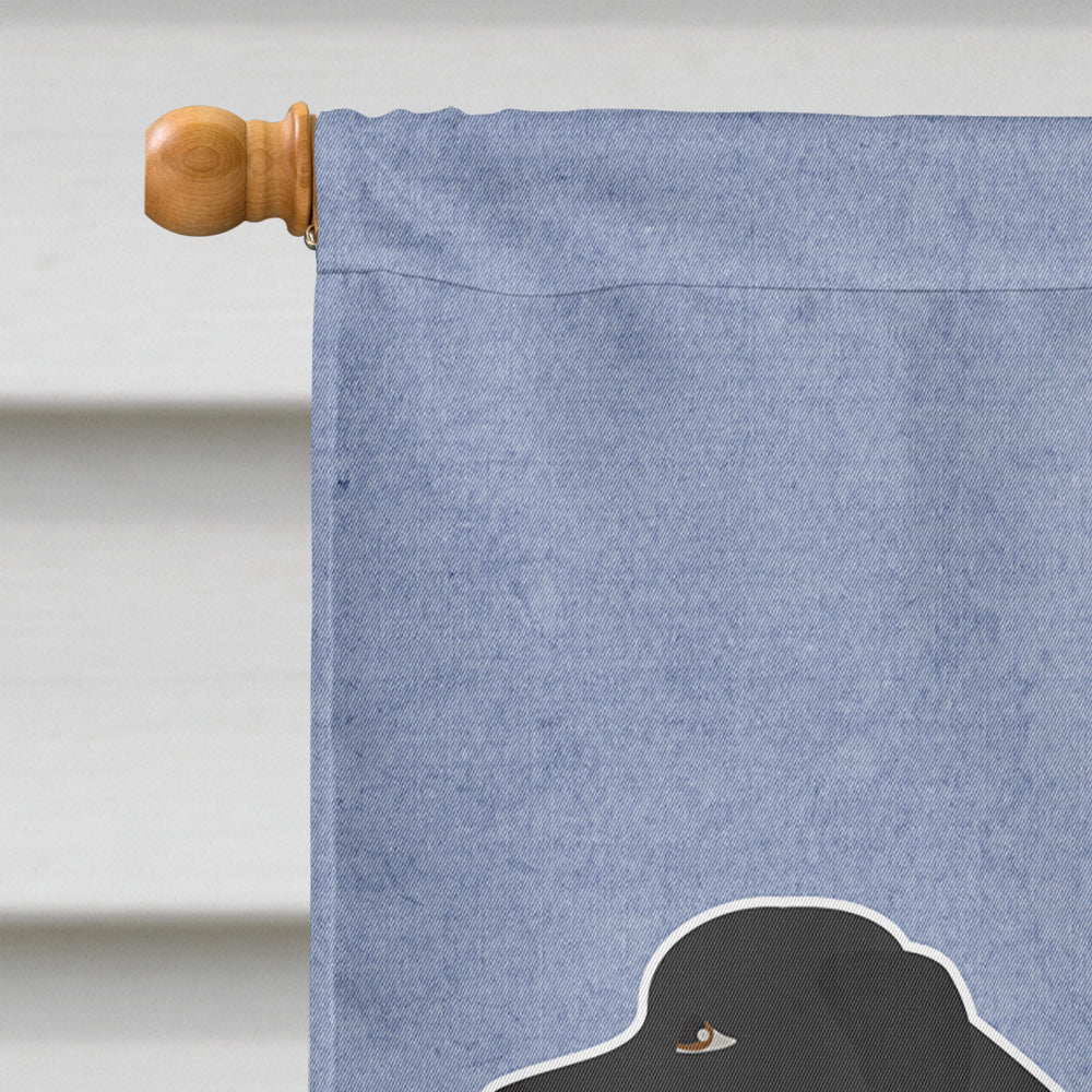 Broholmer Danish Mastiff House Flag 28x40 Porch Sleeve Pole Decorative Outside Yard Banner Artwork Wall Hanging, Polyester