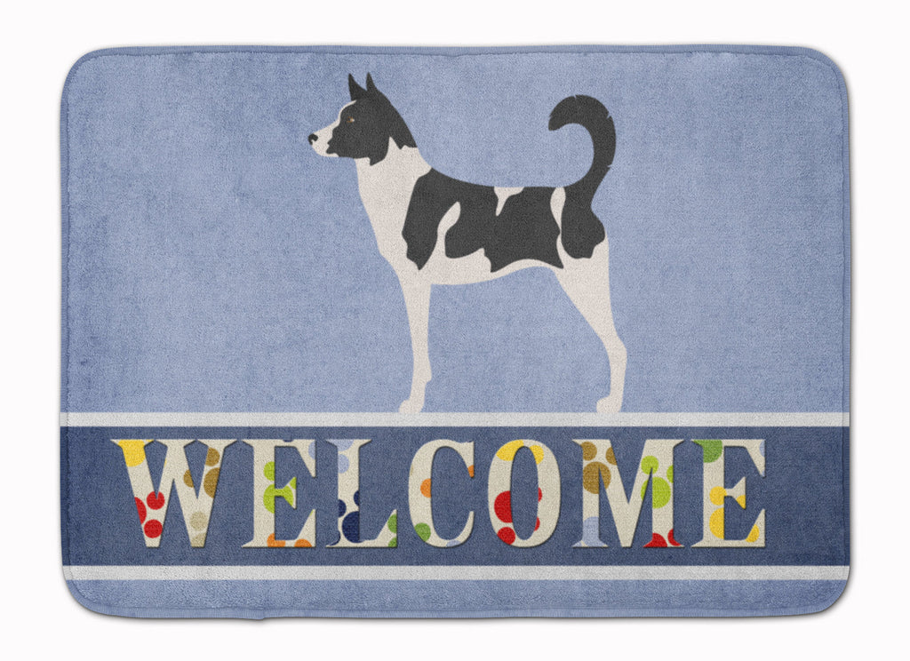 Canaan Dog Welcome Memory Foam Kitchen Mat Machine Washable Anti-Fatigue Cushion Comfort Bath or Kitchen Rug