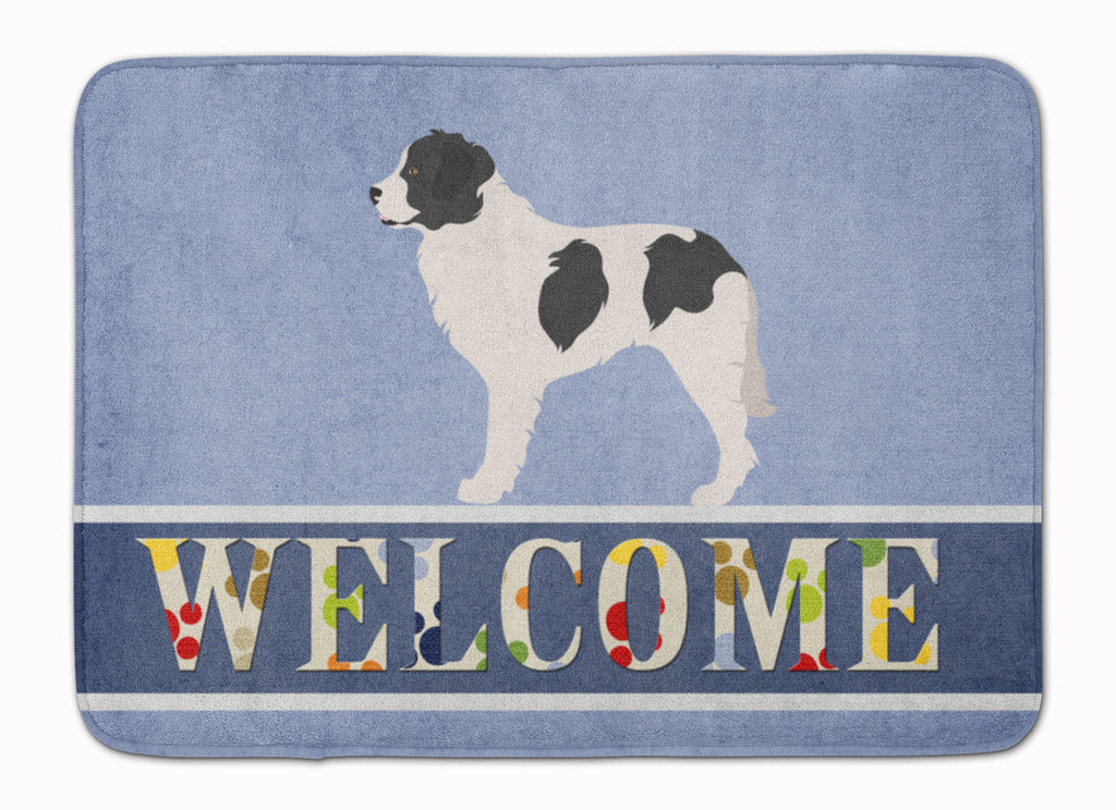 Landseer Welcome Memory Foam Kitchen Mat Machine Washable Anti-Fatigue Cushion Comfort Bath or Kitchen Rug