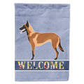 Malinois Belgian Shepherd  House Flag 28x40 Porch Sleeve Pole Decorative Outside Yard Banner Artwork Wall Hanging, Polyester