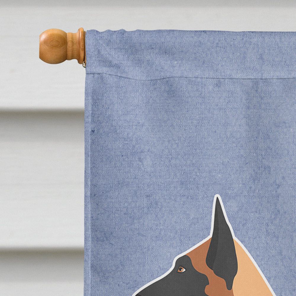 Malinois Belgian Shepherd  House Flag 28x40 Porch Sleeve Pole Decorative Outside Yard Banner Artwork Wall Hanging, Polyester