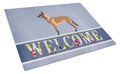 Malinois Belgian Shepherd  Cutting Board Tempered Glass Kitchen Cutting Surface, Heat Resistant Chopping, Non-Slip Feet, Food Prep & Serving