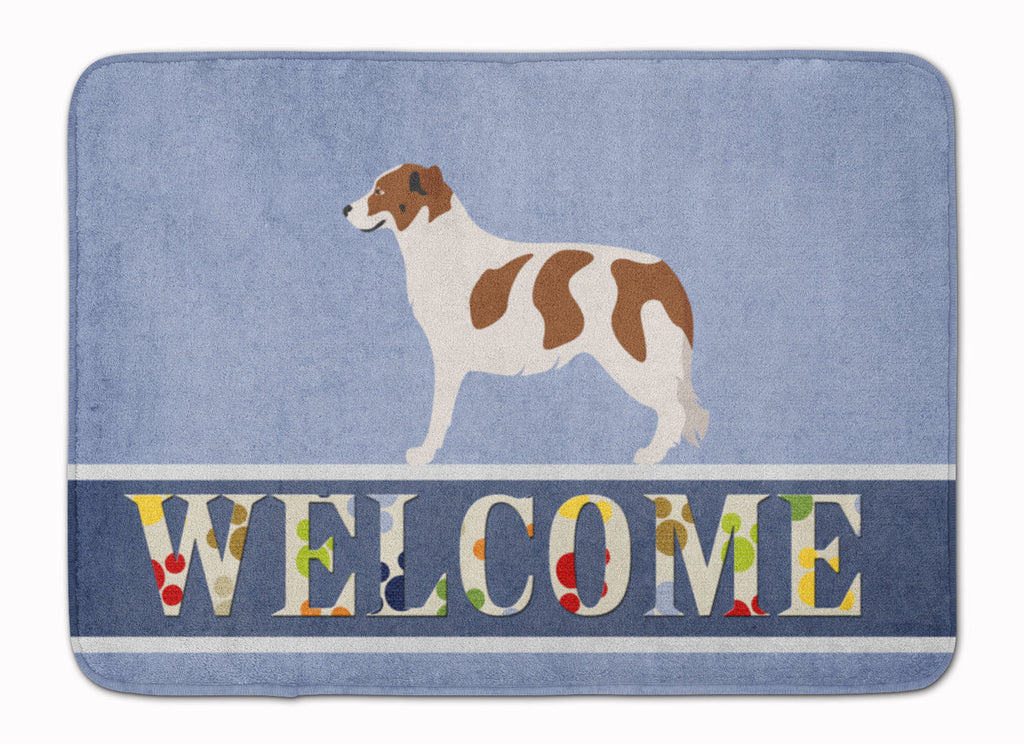 Aidi Atlas Mountain Dog Memory Foam Kitchen Mat Machine Washable Anti-Fatigue Cushion Comfort Bath or Kitchen Rug