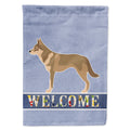 Czechoslovakian Wolfdog House Flag 28x40 Porch Sleeve Pole Decorative Outside Yard Banner Artwork Wall Hanging, Polyester