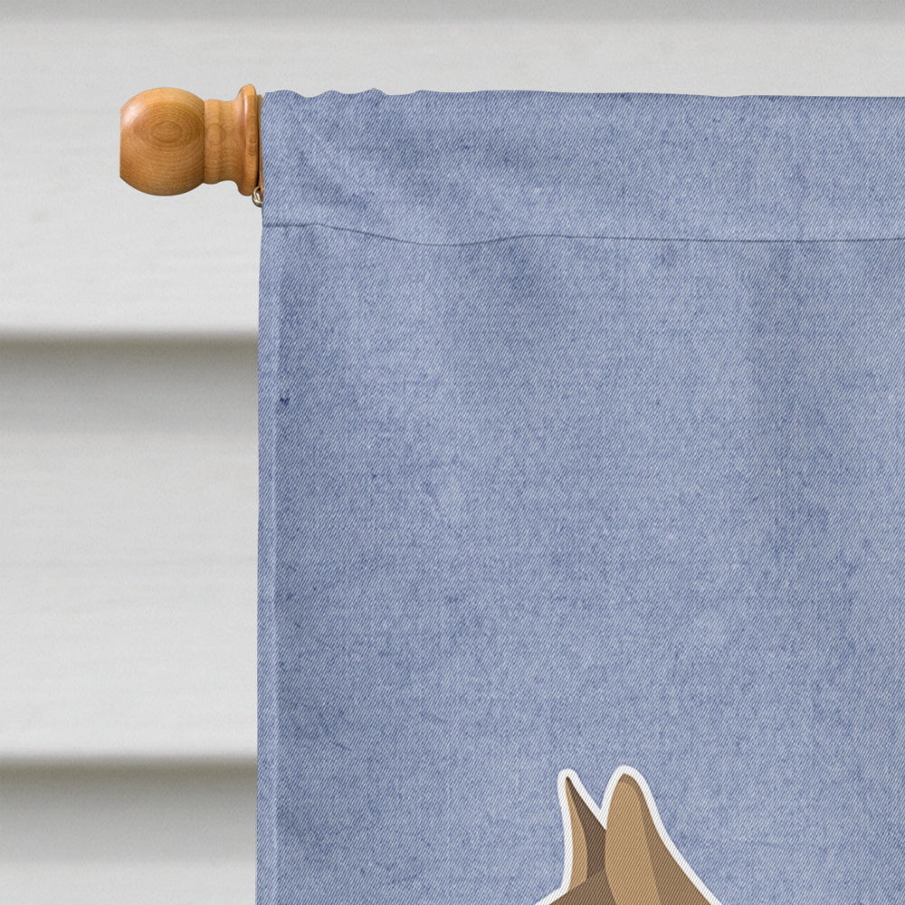 Czechoslovakian Wolfdog House Flag 28x40 Porch Sleeve Pole Decorative Outside Yard Banner Artwork Wall Hanging, Polyester