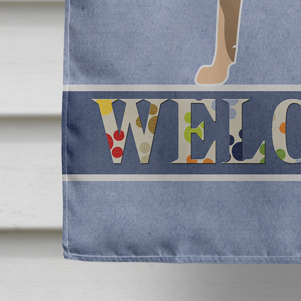 Czechoslovakian Wolfdog House Flag 28x40 Porch Sleeve Pole Decorative Outside Yard Banner Artwork Wall Hanging, Polyester