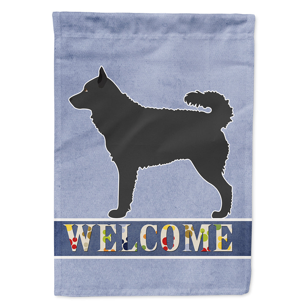 Mudi Welcome House Flag 28x40 Porch Sleeve Pole Decorative Outside Yard Banner Artwork Wall Hanging, Polyester
