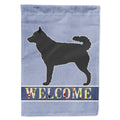 Mudi Welcome House Flag 28x40 Porch Sleeve Pole Decorative Outside Yard Banner Artwork Wall Hanging, Polyester