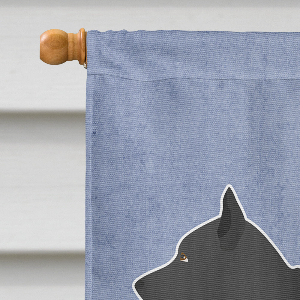 Mudi Welcome House Flag 28x40 Porch Sleeve Pole Decorative Outside Yard Banner Artwork Wall Hanging, Polyester