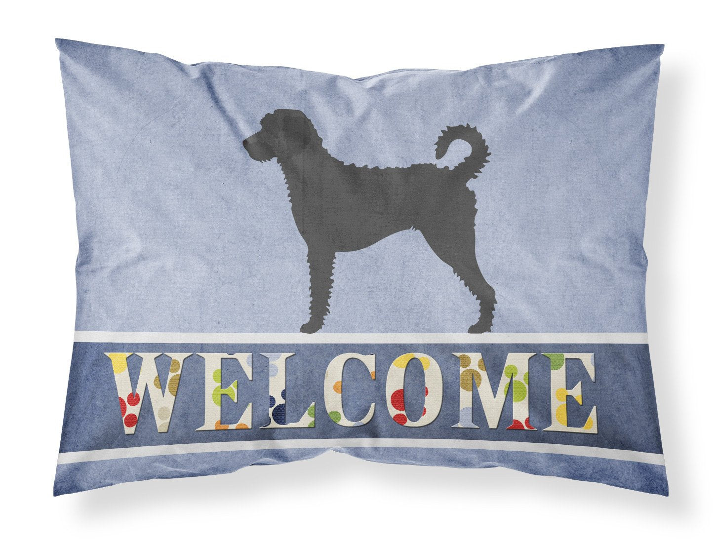 Labradoodle Welcome Standard Pillowcase Lightweight Super Soft Easy Care Decorative Artwork Pillowcase, Standard