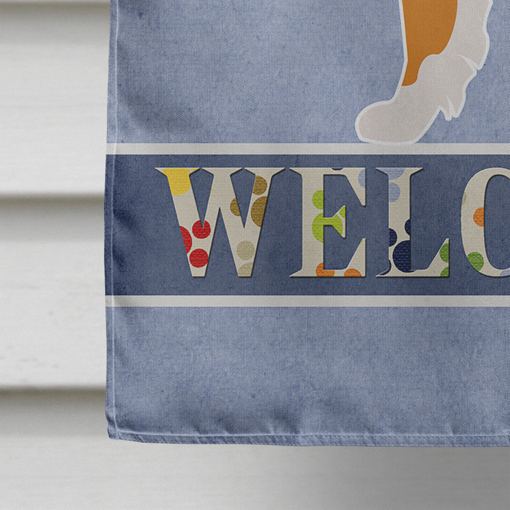 Icelandic Sheepdog House Flag 28x40 Porch Sleeve Pole Decorative Outside Yard Banner Artwork Wall Hanging, Polyester