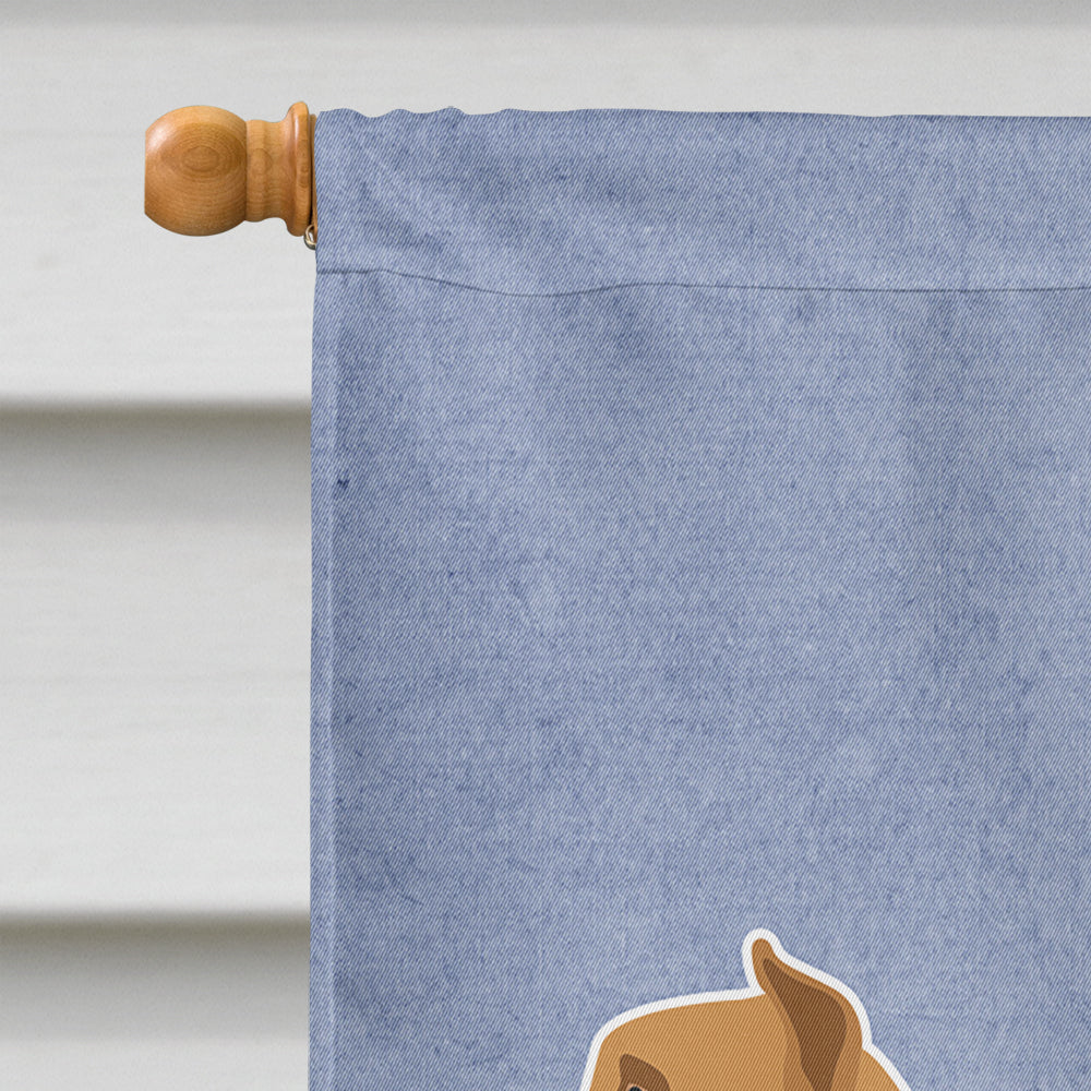 Alano Espanol Spanish Bulldog House Flag 28x40 Porch Sleeve Pole Decorative Outside Yard Banner Artwork Wall Hanging, Polyester