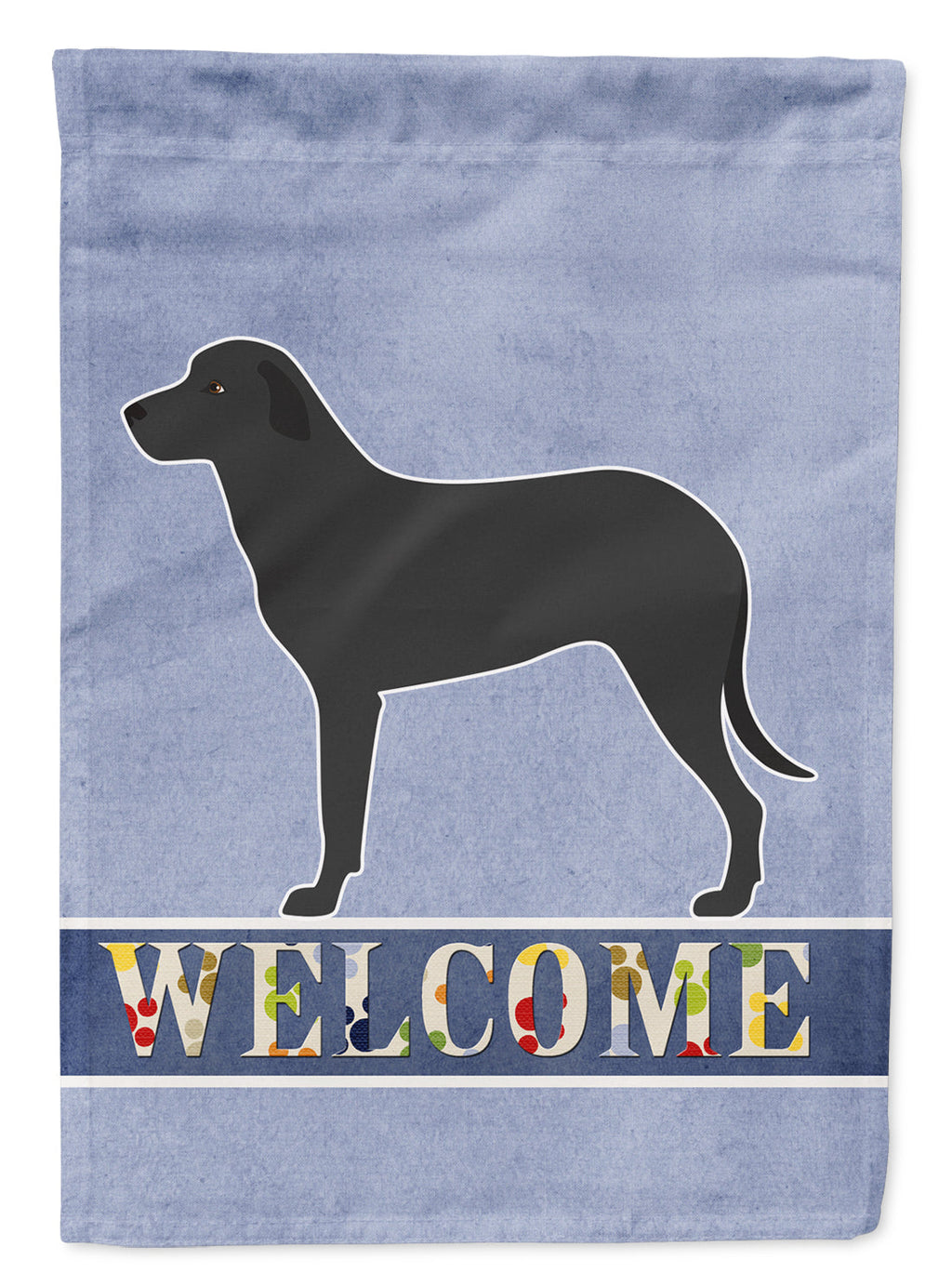 Majorca Shepherd Dog House Flag 28x40 Porch Sleeve Pole Decorative Outside Yard Banner Artwork Wall Hanging, Polyester