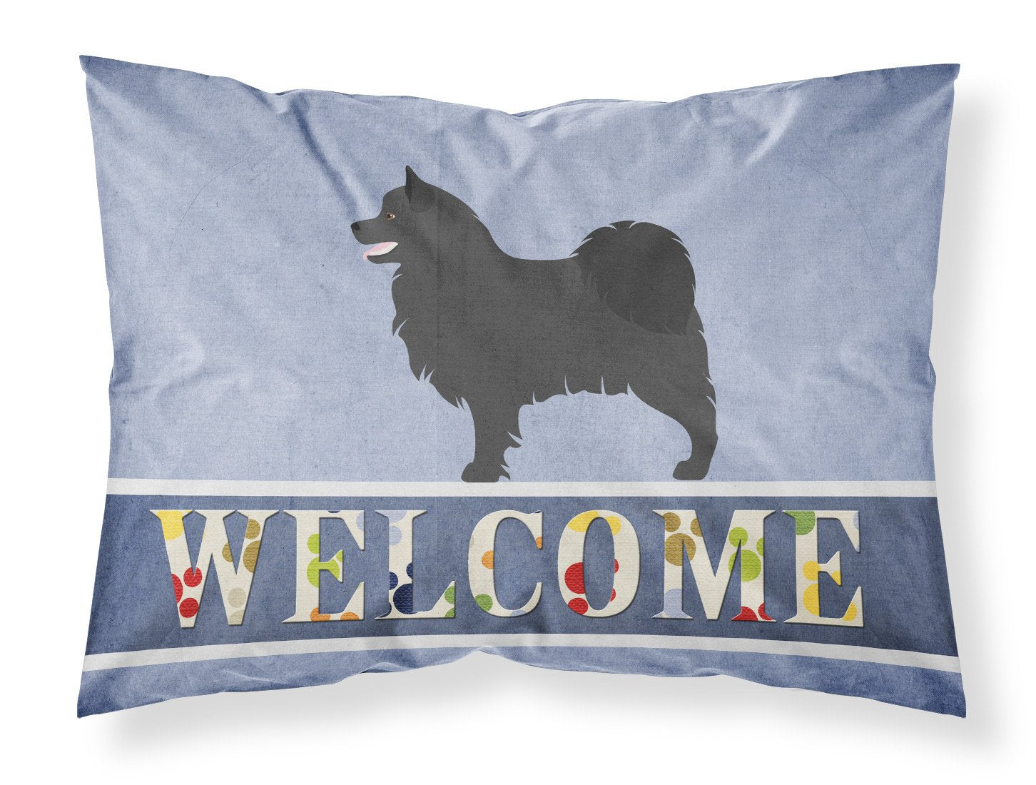 Swedish Lapphund Welcome Standard Pillowcase Lightweight Super Soft Easy Care Decorative Artwork Pillowcase, Standard