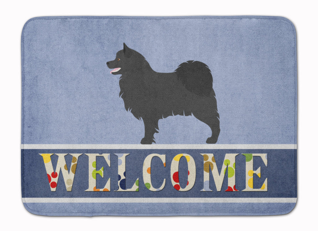 Swedish Lapphund Welcome Memory Foam Kitchen Mat Machine Washable Anti-Fatigue Cushion Comfort Bath or Kitchen Rug