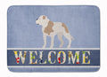 American Bulldog Welcome Memory Foam Kitchen Mat Machine Washable Anti-Fatigue Cushion Comfort Bath or Kitchen Rug