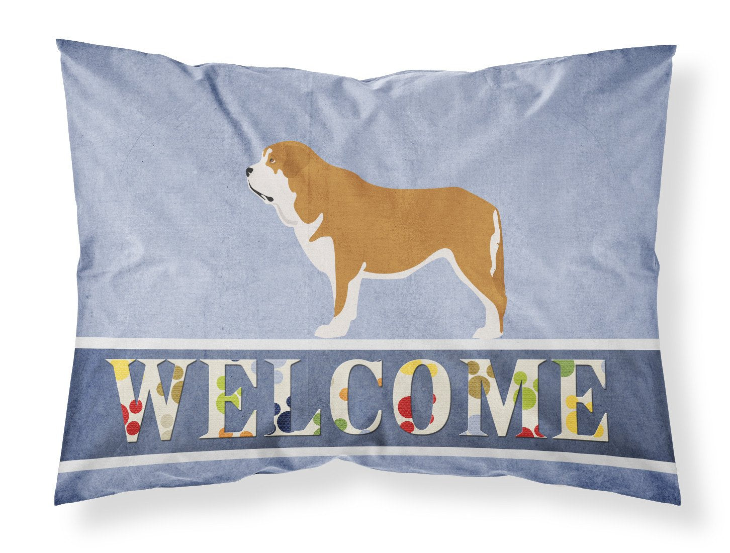 Mastin Epanol Spanish Mastiff Standard Pillowcase Lightweight Super Soft Easy Care Decorative Artwork Pillowcase, Standard