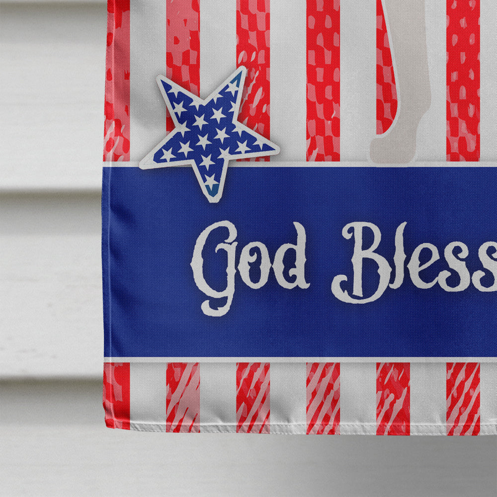 American Foxhound American House Flag 28x40 Porch Sleeve Pole Decorative Outside Yard Banner Artwork Wall Hanging, Polyester