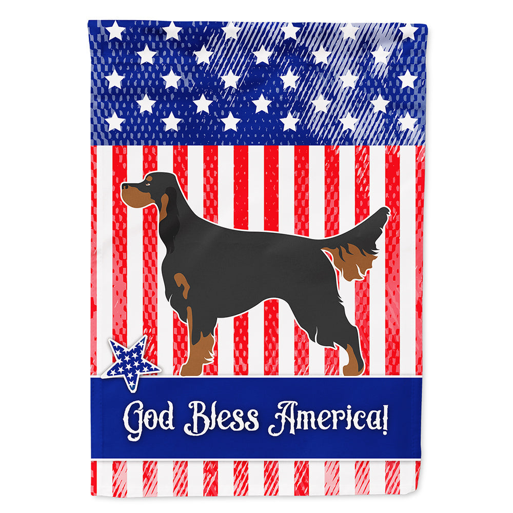 Gordon Setter American House Flag 28x40 Porch Sleeve Pole Decorative Outside Yard Banner Artwork Wall Hanging, Polyester