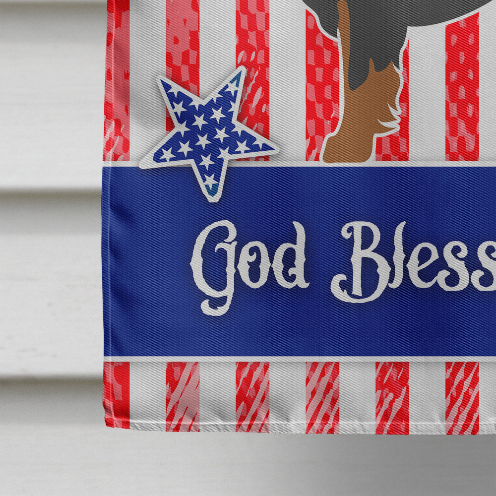 Gordon Setter American House Flag 28x40 Porch Sleeve Pole Decorative Outside Yard Banner Artwork Wall Hanging, Polyester