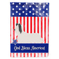 Skye Terrier American House Flag 28x40 Porch Sleeve Pole Decorative Outside Yard Banner Artwork Wall Hanging, Polyester