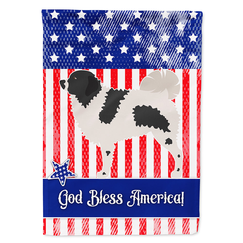 Wetterhoun Frisian Water Dog American House Flag 28x40 Porch Sleeve Pole Decorative Outside Yard Banner Artwork Wall Hanging, Polyester