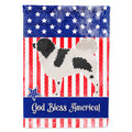 Wetterhoun Frisian Water Dog American House Flag 28x40 Porch Sleeve Pole Decorative Outside Yard Banner Artwork Wall Hanging, Polyester