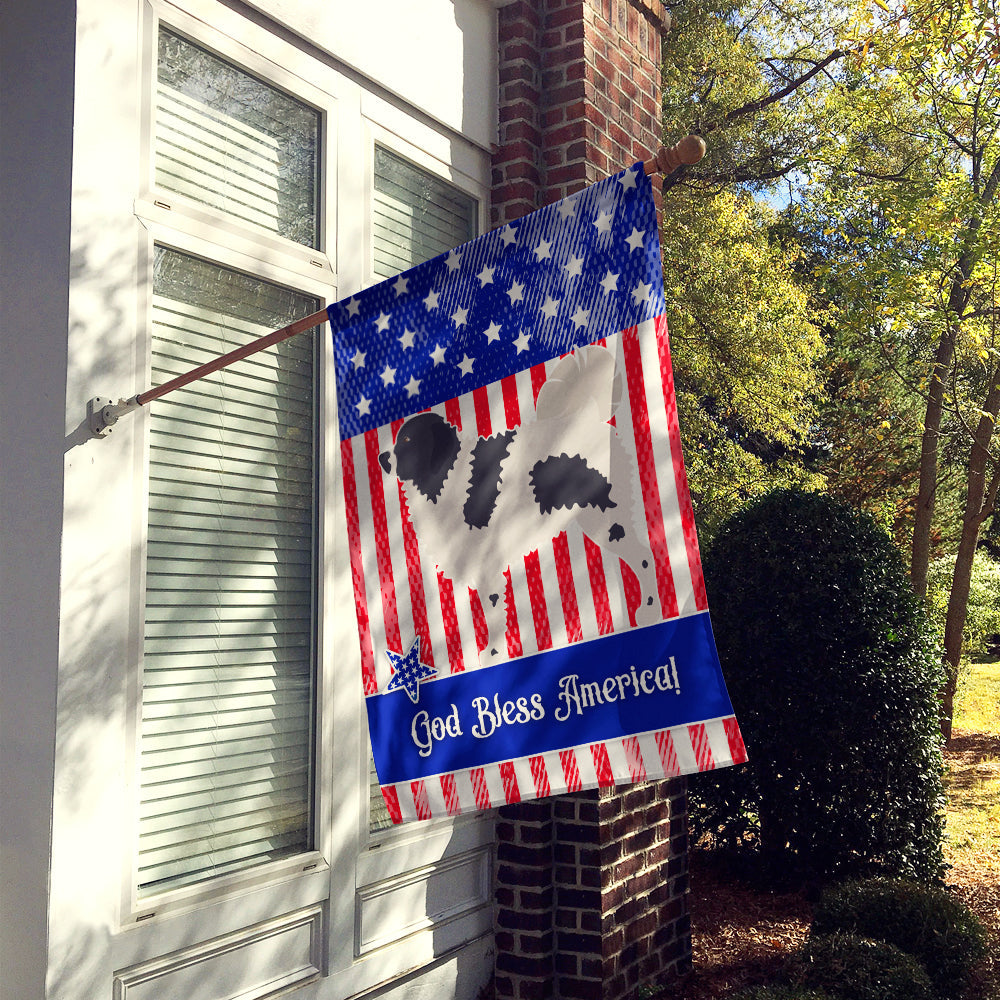 Wetterhoun Frisian Water Dog American House Flag 28x40 Porch Sleeve Pole Decorative Outside Yard Banner Artwork Wall Hanging, Polyester