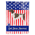 German Shorthaired Pointer American House Flag 28x40 Porch Sleeve Pole Decorative Outside Yard Banner Artwork Wall Hanging, Polyester
